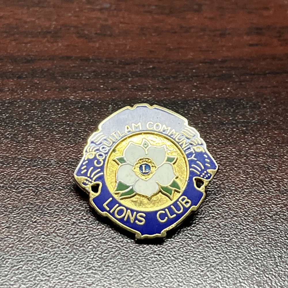Lions Club Coquitlam Community Lapel Hat Pin